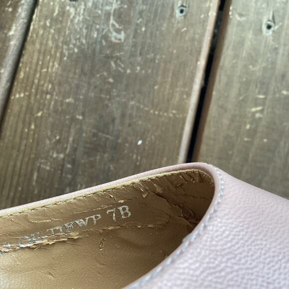 Y2K Wild Pair Pointy Toe Pink Bow Ballerina Core High Heels Size 7 - Picture 10 of 10